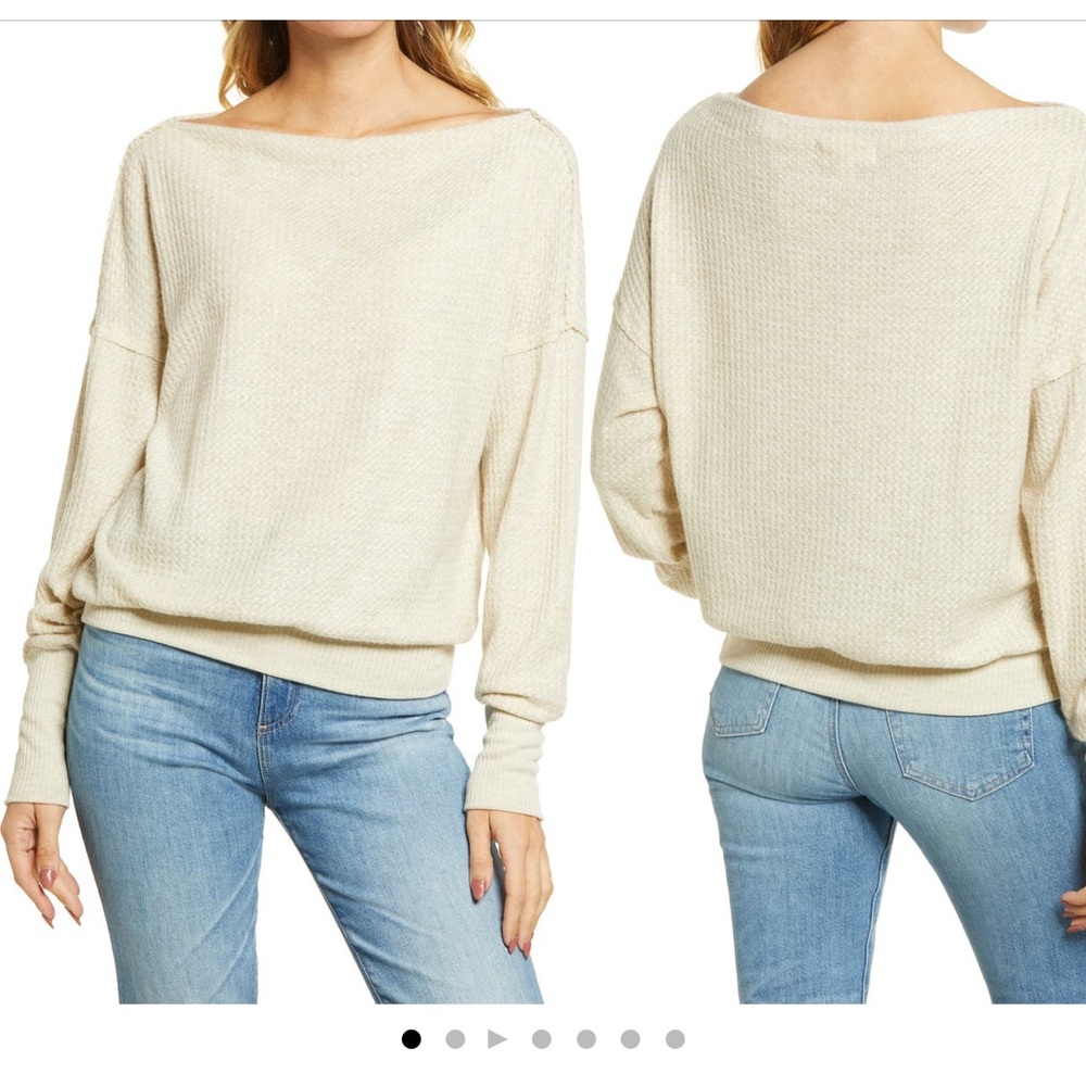 Treasure & Bond Thermal Off the Shoulder